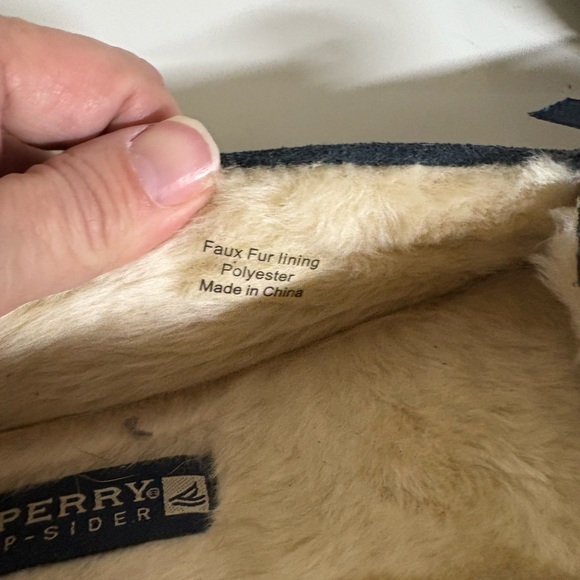 Sperry Slippes Blue Size 8 With Hard Bottom - Picture 7 of 7